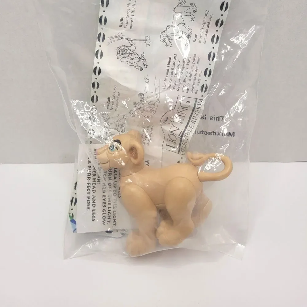 Vintage 1994 Disney Lion King Burger King 7 Figure Toy Set NIP
